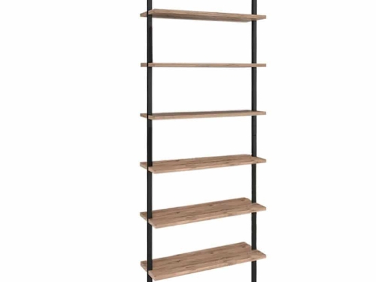Βιβλιοθήκη Madison 0220245 60x20x183cm Oak-Black