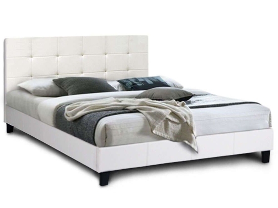 Κρεβάτι Για Στρώμα 160x200cm Sissy 0224247 212,5x166x90cm White Υπέρδιπλo