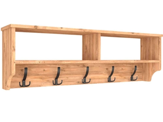 Κρεμάστρα Τοίχου Ottila 0212608 120x22x37cm Oak