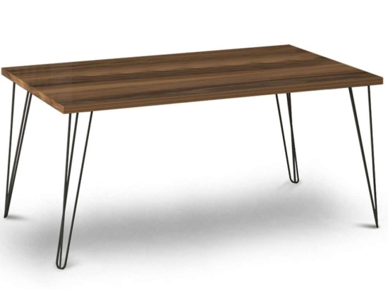 Τραπέζι Σαλονιού Fiona 0117653 90x55x43cm Walnut