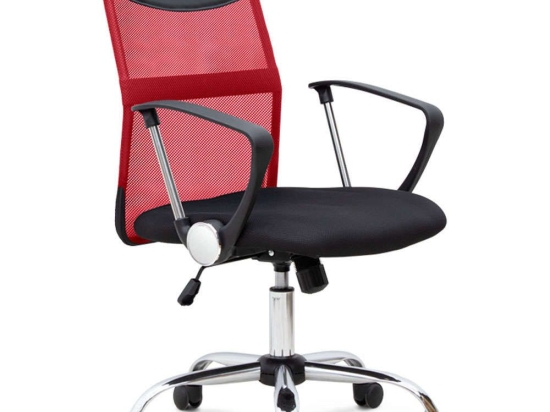 Καρέκλα Γραφείου Franco 0223110 59x57x95/105cm Red-Black