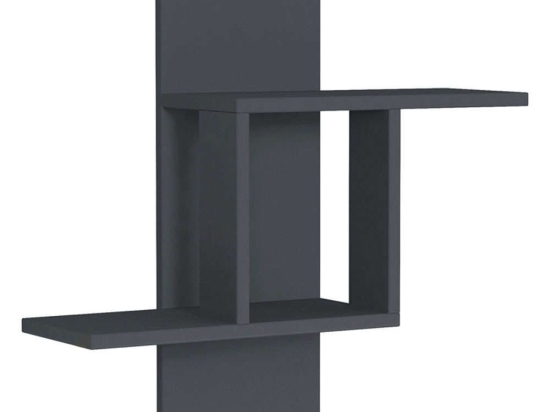 Ραφιέρα Τοίχου Mill 0214246 64x20x70cm Anthracite