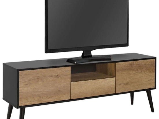 Έπιπλο Τηλεόρασης Style 0234177 160x41x58cm Tori-Black