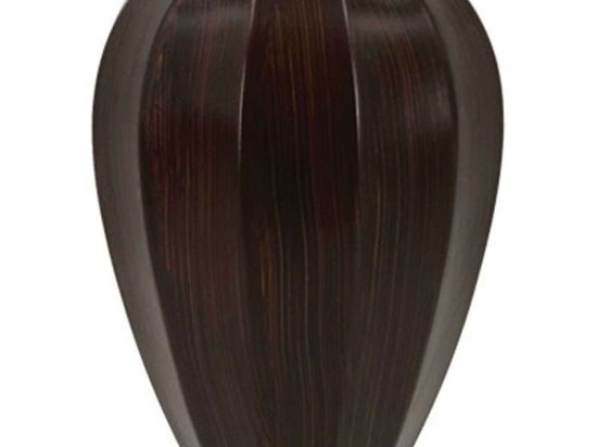 Βάζο Μπόμπα 15-00-22507-25 Φ16x27cm Brown Marhome Κεραμικό