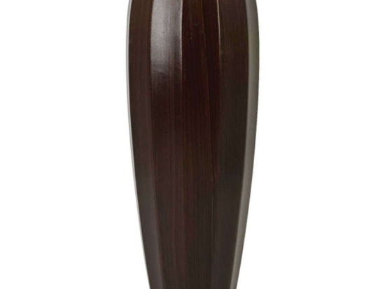 Βάζο Μπόμπα 15-00-22507-45 Φ15x48cm Brown Marhome Κεραμικό
