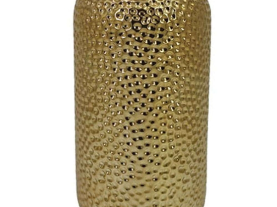 Βάζο Σφυρήλατο 15-00-22934 Φ14,8x30cm Bronze Marhome Κεραμικό