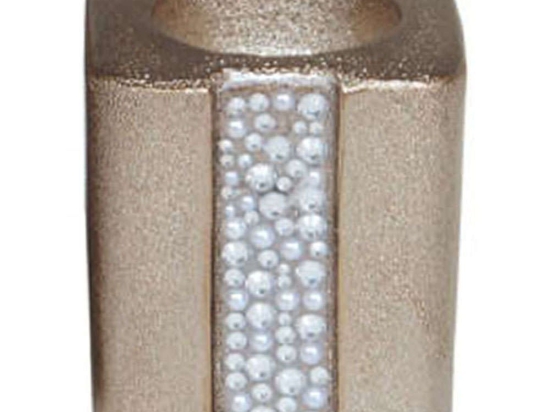 Κηροπήγιο F-13644 7,3x8,3cm Bronze Marhome Ceramic
