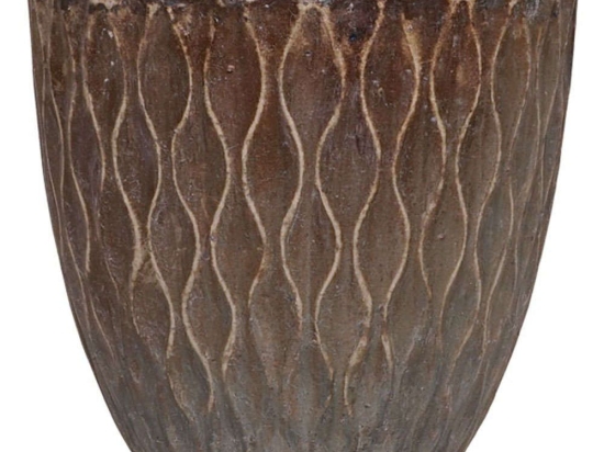 Κασπώ Πήλινο 06-00-21272-L 06-00-21272-L Φ50x50cm Gold Marhome Πηλός