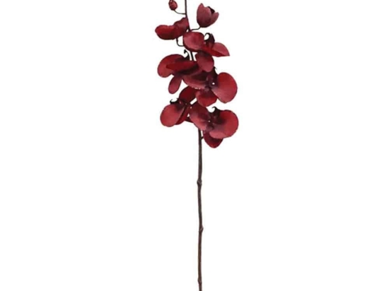 Λουλούδι - Κλαδί Ορχιδέα 99-00-17915 85cm Red Marhome