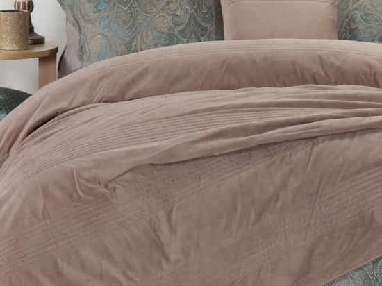 Κουβερλί Anderson Beige Nef Nef Υπέρδιπλo 240x230cm Microfiber