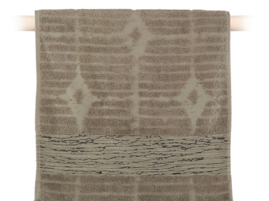 Πετσέτα Maze Brown Nef Nef Προσώπου 50x90cm 100% Βαμβάκι