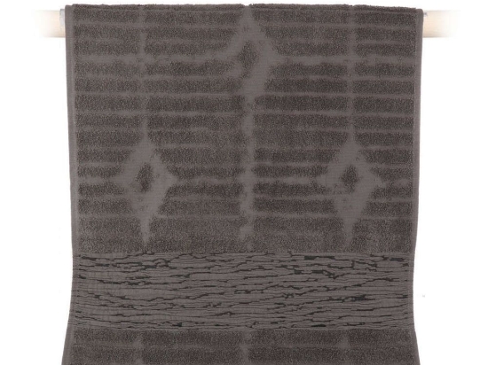 Πετσέτα Maze Anthracite Nef Nef Προσώπου 50x90cm 100% Βαμβάκι