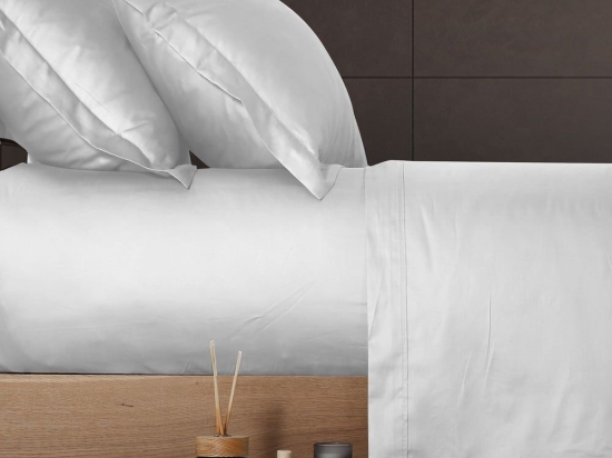 Σεντόνι Elements Με Λάστιχο White Nef-Nef King Size 180x235cm 100% Βαμβακοσατέν