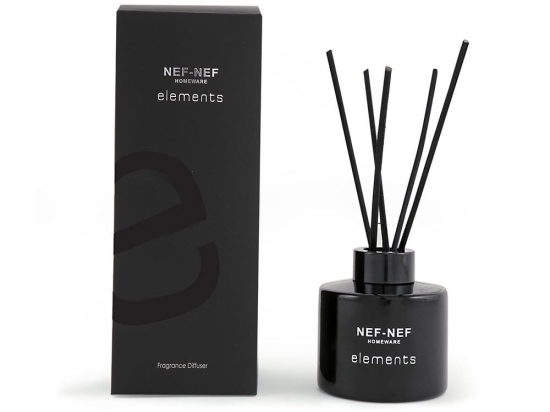 Αρωματικό Χώρου Sticks Elements 8X8Cm Black Nef Nef Παραφίνη