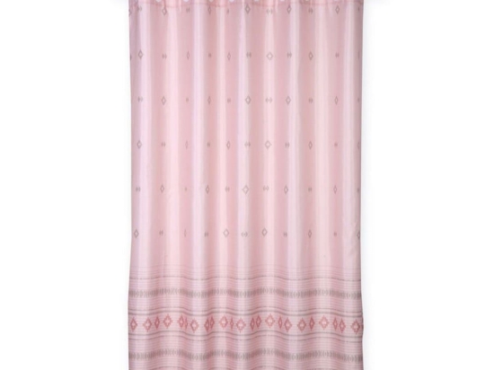 Κουρτίνα Μπάνιου Perez Pink Nef-Nef 180Πx200Υ 180x200cm Πολυέστερ