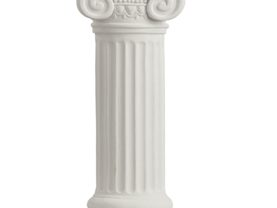 Κηροπήγιο Kallias S351114W 28,5x9,8x9,8cm White Sophia Κεραμικό