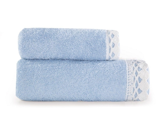 Πετσέτα Crochet Σετ 2τμχ 1146-Blue Nef-Nef Σετ Πετσέτες 50x90cm 100% Βαμβάκι