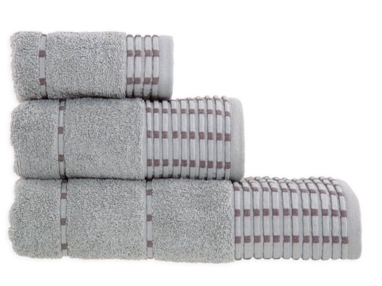 Πετσέτα Stoical Grey Nef-Nef Σώματος 70x140cm 100% Βαμβάκι