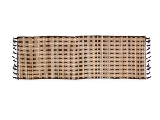 Runner Straw Natural-Black Nef-Nef 45X150 Άχυρο-Βαμβάκι