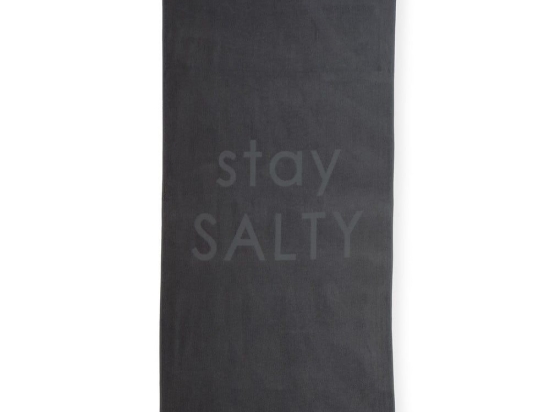 Πετσέτα Θαλάσσης Stay Salty Grey Nef-Nef Θαλάσσης 100% Βαμβάκι