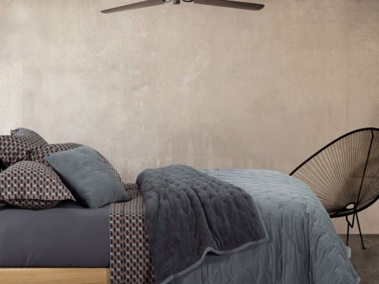 Κουβερλί Kotler 23 Anthracite Nef-Nef Υπέρδιπλο 230x240cm Πολυέστερ