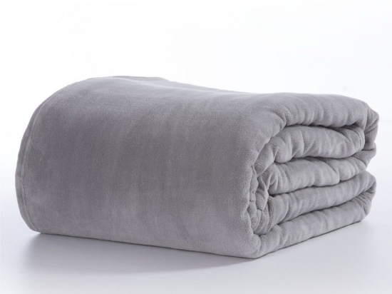 Κουβέρτα Fleece Cosy Light Grey Nef-Nef Υπέρδιπλo 220x240cm Πολυέστερ