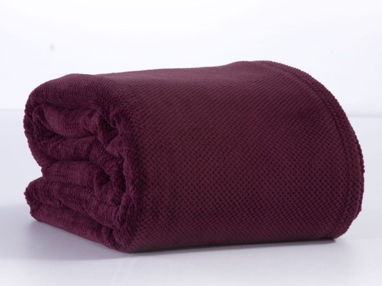 Κουβέρτα Fleece Record 23 Mauve Nef-Nef Μονό 160x220cm Πολυέστερ