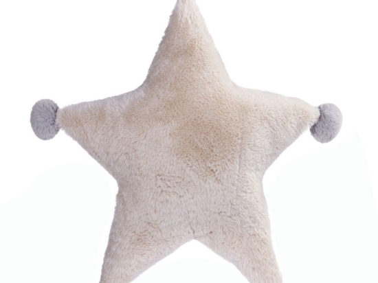 Μαξιλάρι Διακοσμητικό (Με Γέμιση) Παιδικό Baby Star Ecru Nef-Nef 45X45 Πολυέστερ