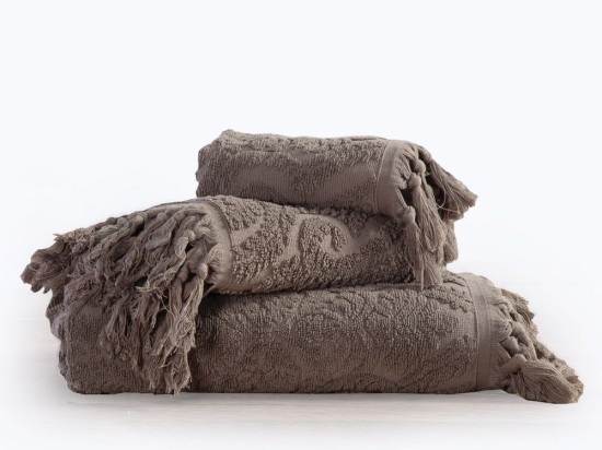 Πετσέτα Ashley Beige Nef-Nef Προσώπου 50x90cm 100% Βαμβάκι