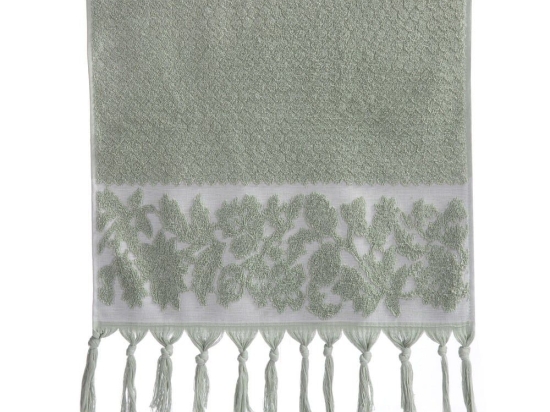 Πετσέτα Isolde Green Nef-Nef Προσώπου 50x90cm 100% Βαμβάκι