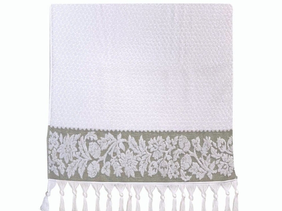 Πετσέτα Isolde Green Nef-Nef Σώματος 70x140cm 100% Βαμβάκι