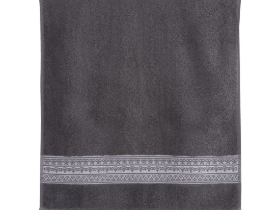 Πετσέτα Lydia Grey Nef-Nef Προσώπου 50x90cm 100% Βαμβάκι