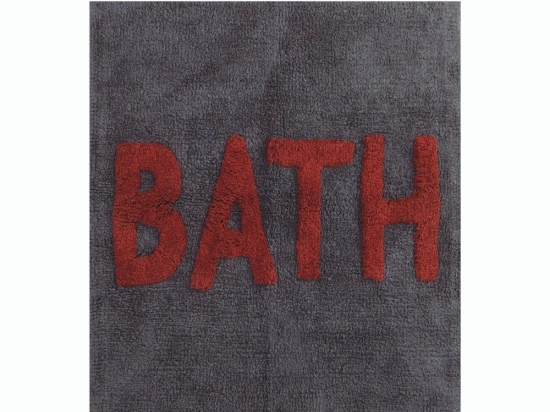 Ταπέτο Μπάνιου Bath Grey Nef-Nef 80 x 80 100% Βαμβάκι