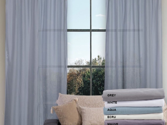Κουρτίνα Antel White Nef-Nef 140X270cm Πολυέστερ