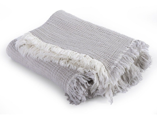 Κουβέρτα Βρεφική Apollo Greige Nef-Nef Κούνιας 110x150cm 100% Βαμβάκι