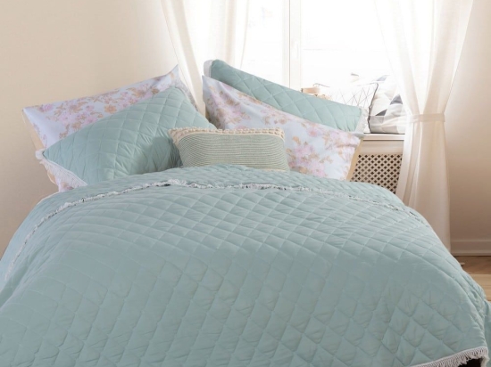 Κουβερλί Edna Aqua Nef-Nef Μονό 160x220cm Microfiber-Polyester