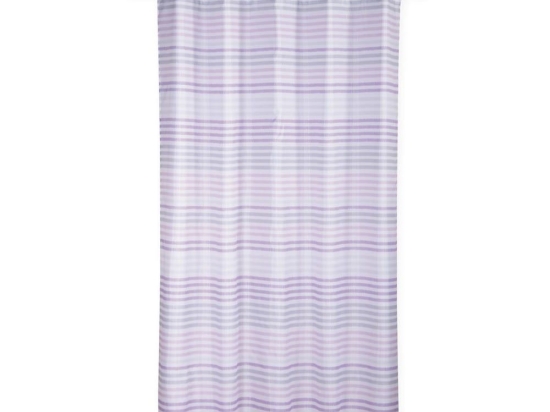 Κουρτίνα Μπάνιου Miles Purple Nef-Nef 180Πx180Υ 180x180cm Πολυέστερ