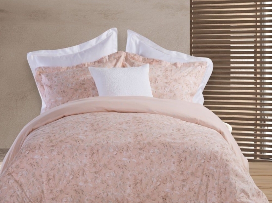 Παπλωματοθήκη Amanda (Σετ 3τμχ) Peach Nef-Nef Υπέρδιπλο 240x230cm 100% Βαμβάκι