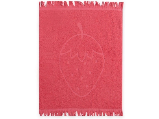 Ποτηρόπανο Strawberry Taste Coral Nef-Nef 50x50cm 100% Βαμβάκι