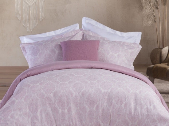 Σεντόνια Bless (Σετ 4τμχ) Orchid Nef-Nef King Size 270x280cm 100% Βαμβάκι