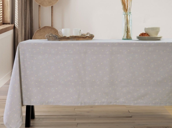 Τραπεζομάντηλο Gloom Grey Nef-Nef 150X300 100% Βαμβάκι