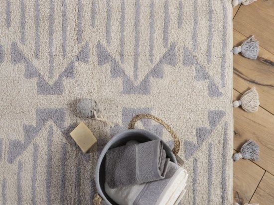Ταπέτο Μπάνιου Kleran Grey Nef-Nef 60 x 90 100% Βαμβάκι
