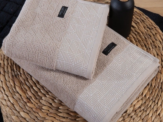 Πετσέτα Maximus Beige Nef-Nef Προσώπου 50x100cm 100% Βαμβάκι