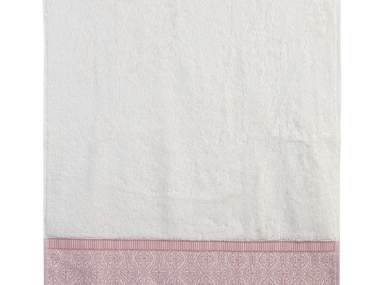 Πετσέτα Kleran Coral-Ecru Nef-Nef Προσώπου 50x90cm 100% Βαμβάκι