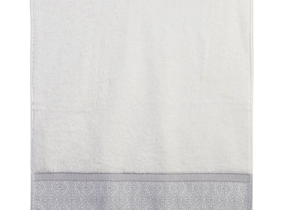 Πετσέτα Kleran Ecru-Grey Nef-Nef Προσώπου 50x90cm 100% Βαμβάκι