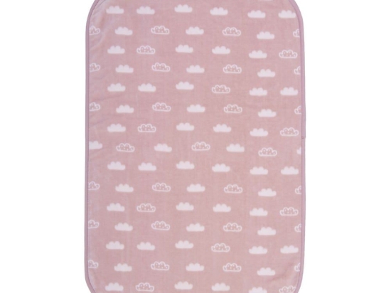 Κουβέρτα Βρεφική Clouds Pink Nef-Nef Κούνιας 100x140cm Πολυέστερ