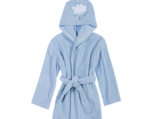 Μπουρνούζι Βρεφικό Sweet Sheep Light Blue Nef-Nef