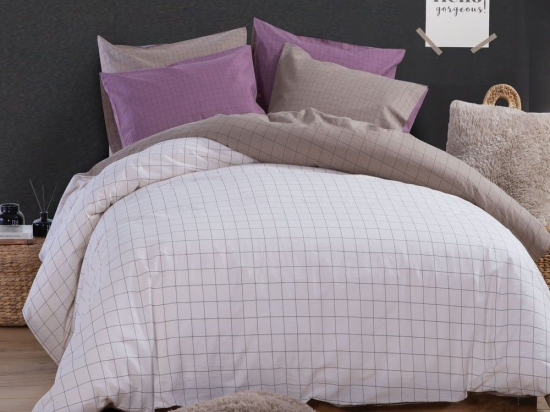 Παπλωματοθήκη Creative (Σετ 2τμχ) Ecru Nef-Nef Μονό 170X240cm 100% Βαμβάκι