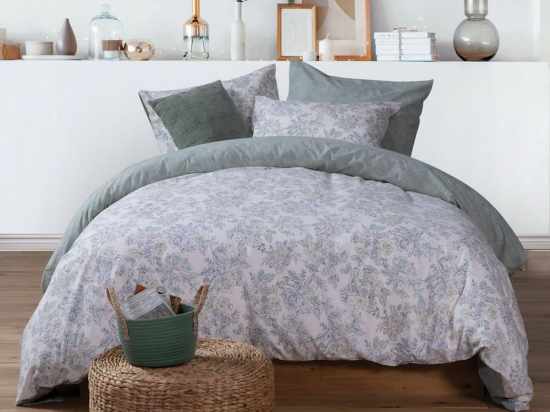 Σεντόνια Fresia (Σετ 4τμχ) Aqua Nef-Nef Υπέρδιπλο 240x270cm 100% Βαμβάκι