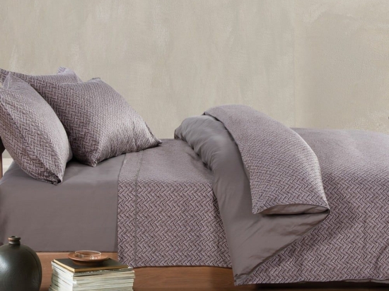 Σεντόνια Victory (Σετ 4τμχ) Grey Nef-Nef King Size 270x280cm 100% Βαμβακοσατέν